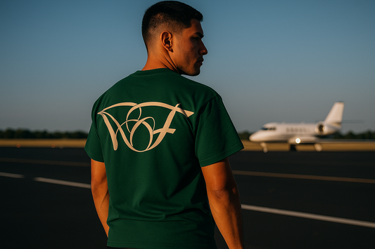 Green Ala Fina Tee – Emerald Gold Edition