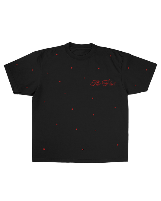 Red/Black Ala Fina Tee – Emerald Gold Edition